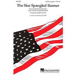 Hal Leonard The Star Spangled Banner TTBB A Cappella Arranged by Barry Talley