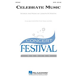 Hal Leonard Celebrate Music 3-Part Mixed Composed by Joseph M. Martin