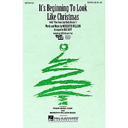 Hal Leonard It's Beginning To Look Like Christmas (with Pine Cones and Holly Berries) SAB Arranged by Mac Huff