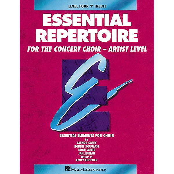 Hal Leonard Essential Repertoire for the Concert Choir - Artist Level Treble Perf/Acc CDs (2) by Glenda Casey