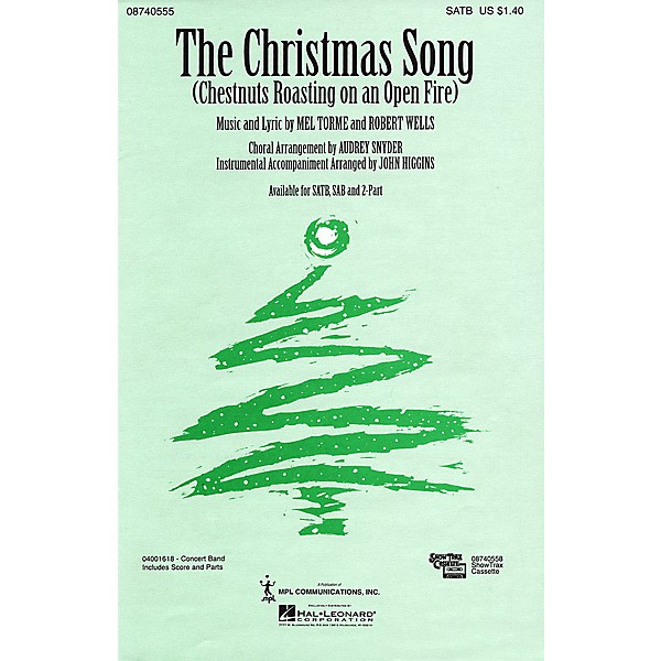 Hal Leonard The Christmas Song (Chestnuts Roasting on an Open Fire) ShowTrax CD Arranged by Audrey Snyder