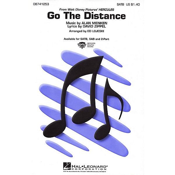Hal Leonard Go the Distance (ShowTrax CD) ShowTrax CD Arranged by Ed Lojeski