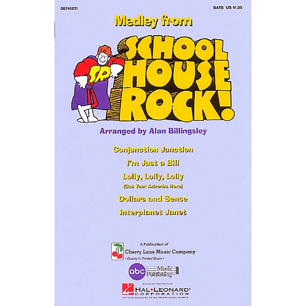 Hal Leonard Schoolhouse Rock! (Medley) ShowTrax CD Arranged by Alan Billingsley