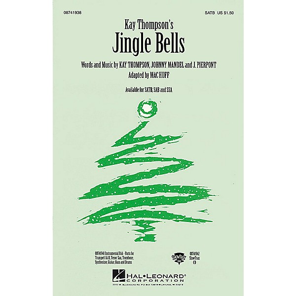 Hal Leonard Jingle Bells (Instrumental Pak (Combo)) Combo Parts Arranged by Mac Huff