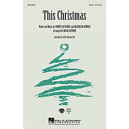Hal Leonard This Christmas SAB by Donny Hathaway Arranged by Mark Brymer