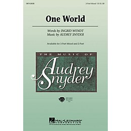 Hal Leonard One World ShowTrax CD Composed by Audrey Snyder