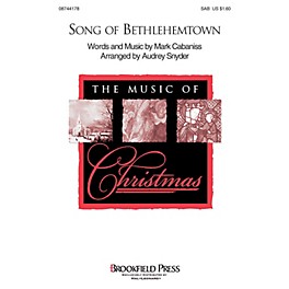 Brookfield Song of Bethlehemtown 2-Part Arranged by Audrey Snyder