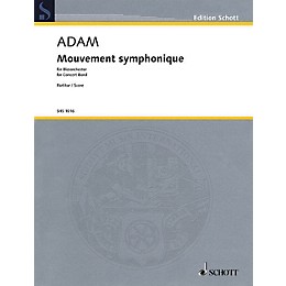 Schott Mouvement Symphonique (for Concert Band - Score) Concert Band Composed by Stephan Adam