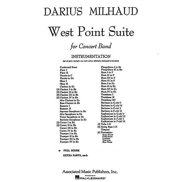 Associated West Point Suite Sc Concert Band