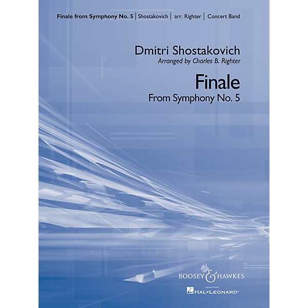 Boosey and Hawkes Finale from Symphony No. 5 (Concert Band) Concert Band Composed by Dmitri Shostakovich