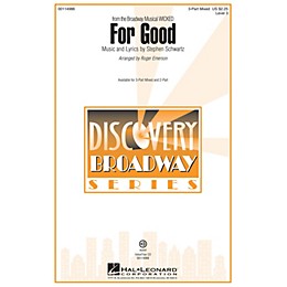 Hal Leonard For Good (Discovery Level 3) VoiceTrax CD Arranged by Roger Emerson