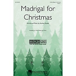 Hal Leonard Madrigal for Christmas (Discovery Level 1) VoiceTrax CD Composed by Audrey Snyder