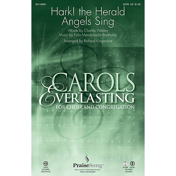 PraiseSong Hark! The Herald Angels Sing CHOIRTRAX CD Arranged by Richard Kingsmore