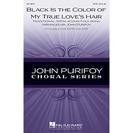 Hal Leonard Black Is the Color of My True Love's Hair SAB Arranged by John Purifoy