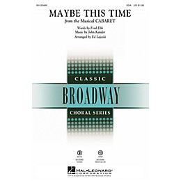 Hal Leonard Maybe This Time (from Cabaret) ShowTrax CD Arranged by Ed Lojeski