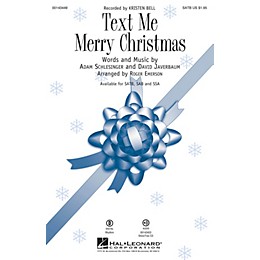 Hal Leonard Text Me Merry Christmas ShowTrax CD by Kristen Bell Arranged by Roger Emerson