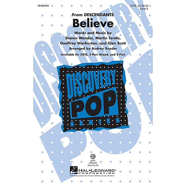 Hal Leonard Believe (Discovery Level 2) ShowTrax CD Arranged by Audrey Snyder