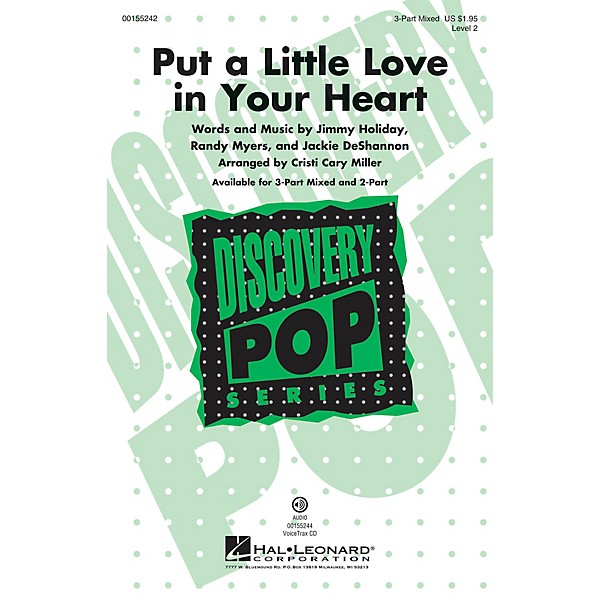 Hal Leonard Put a Little Love in Your Heart (Discovery Level 2) VoiceTrax CD Arranged by Cristi Cary Miller