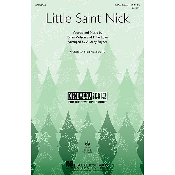 Hal Leonard Little Saint Nick (Discovery Level 1) VoiceTrax CD Arranged by Audrey Snyder