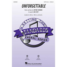 Hal Leonard Unforgettable ShowTrax CD Arranged by Mac Huff