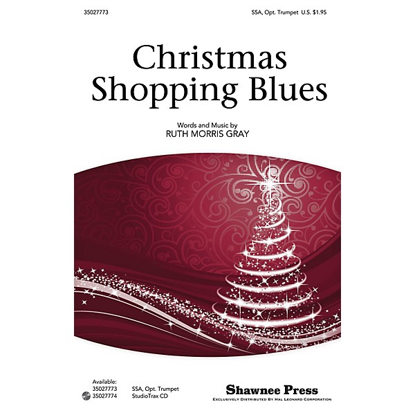 Shawnee Press Christmas Shopping Blues Studiotrax CD Composed by Ruth Morris Gray