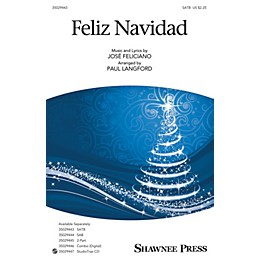 Shawnee Press Feliz Navidad 2-Part by Jose Feliciano Arranged by Paul Langford
