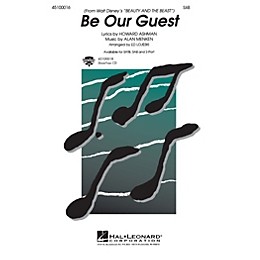 Hal Leonard Be Our Guest (from Beauty and the Beast) 2-Part Arranged by Ed Lojeski
