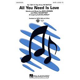 Hal Leonard All You Need Is Love ShowTrax CD by The Beatles Arranged by Alan Billingsley
