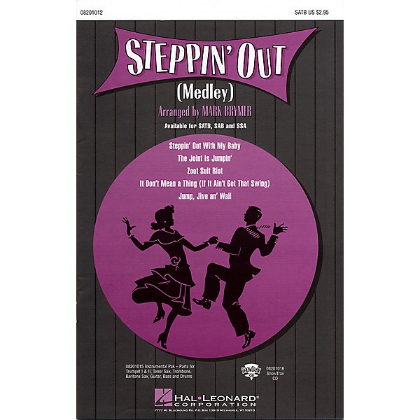 Hal Leonard Steppin' Out (Medley) Combo Parts Arranged by Mark Brymer
