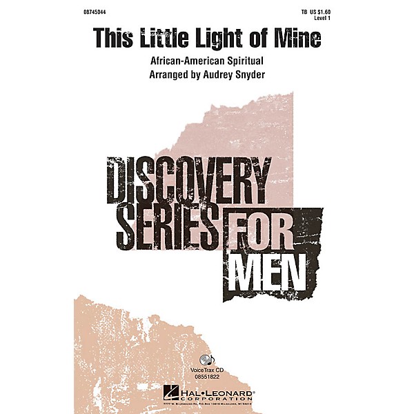 Hal Leonard This Little Light of Mine VoiceTrax CD Arranged by Audrey Snyder