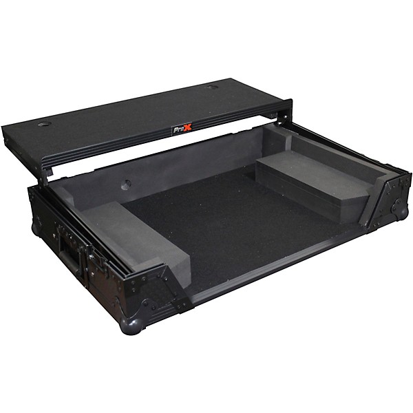 Open Box ProX XS-DDJSXWLT ATA Style Flight Road Case with Sliding Laptop Shelf and Wheels for Pioneer DDJ-SX, DDJ-SX2 and ...
