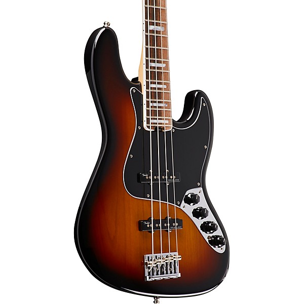 ベース Fender USA American Elite Jazz Bass Fender American Elite Jazz Bass - Olympic White, Rosewood