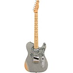 Fender Brad Paisley Road Worn Telecaster Electric Guitar Silver Sparkle