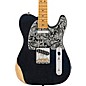 Fender Brad Paisley Road Worn Telecaster Electric Guitar Black Sparkle thumbnail