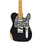 Fender Brad Paisley Road Worn Telecaster Electric Guitar Black Sparkle