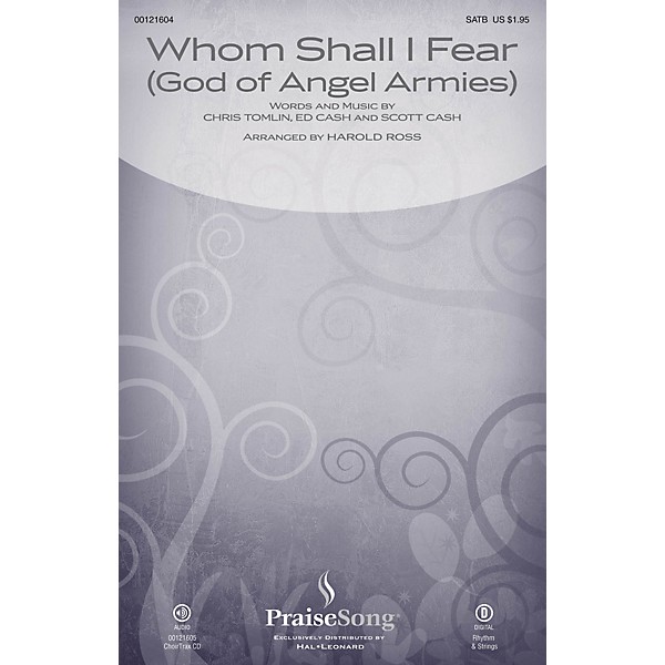 PraiseSong Whom Shall I Fear (God of Angel Armies) CHOIRTRAX CD by Chris Tomlin Arranged by Harold Ross