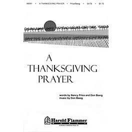 Shawnee Press A Thanksgiving Prayer 2-Part Composed by Don Besig
