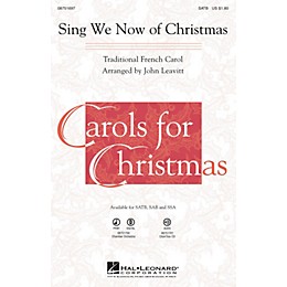 Hal Leonard Sing We Now of Christmas Chamber Orchestra Arranged by John Leavitt