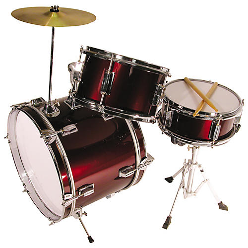 Cannon Percussion JAMM Jr. 3-Piece Drum Set Wine Red | Guitar Center