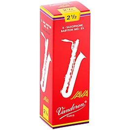 Vandoren JAVA Red Baritone Saxophone Reeds