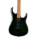 Ernie Ball Music Man JP15 6-String Electric Guitar Green Tiger Eye Flame