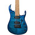 Ernie Ball Music Man JP15 7-String Electric Guitar Ultramarine Flame