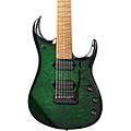 Ernie Ball Music Man JP15 7-String Suplex Electric Guitar Green Tiger Eye Quilt