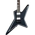 Jackson JS Series Signature Gus G. Star JS32 Electric Guitar Satin Black with White Pinstripes