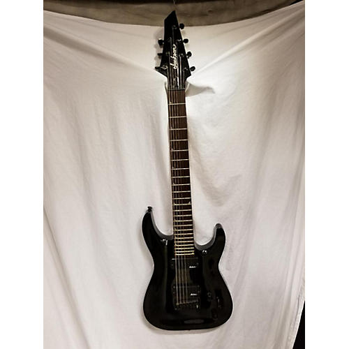 Used Jackson JS22-7 Dinky 7 String Solid Body Electric Guitar Black ...