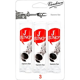 Vandoren JUNO Soprano Saxophone 3-Reed Card