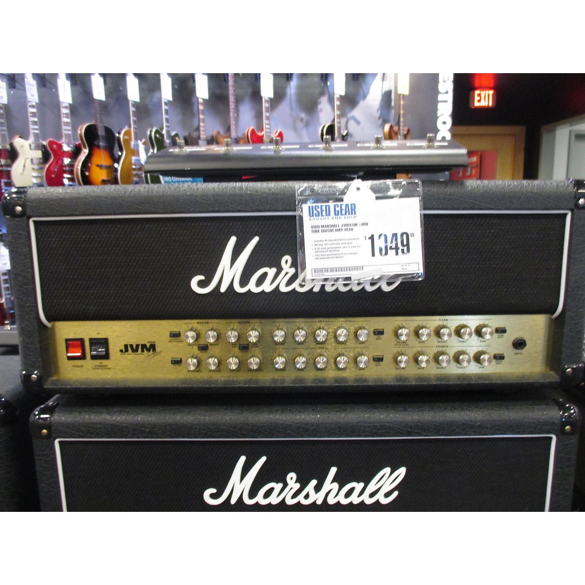 Used Marshall JVM410H 100W Tube Guitar Amp Head | Guitar Center