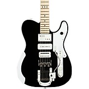 Jack White Triplecaster Telecaster Electric Guitar Black