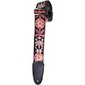 Henry Heller Jacquard Deluxe Series Guitar Strap Red