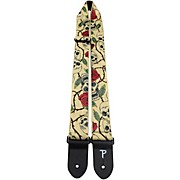 Jacquard Guitar Strap Skulls and Roses 2 in.